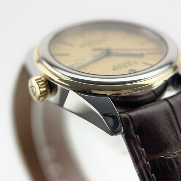 Tudor Glamour Date Stainless Steel Gold Color Dial 31mm Automatic Women's 53003 - Picture 5 of 8